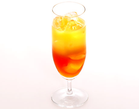 オレンジジュースの2段セパレートティー